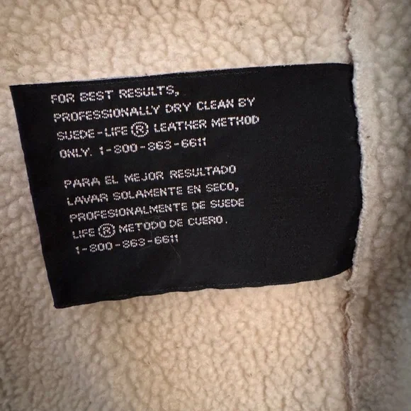 St. John's Bay Vintage Penny Lane coat, suede, tan, Embroidered Boho Jacket - Picture 11 of 12